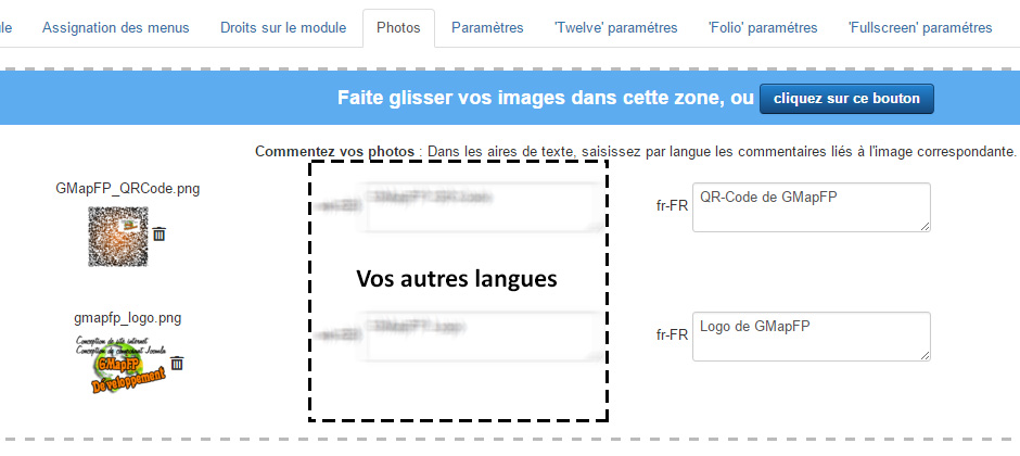 Gestion des images